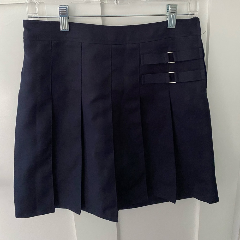 NAVY MINI PLEATED SKIRT // TENNIS SKIRT